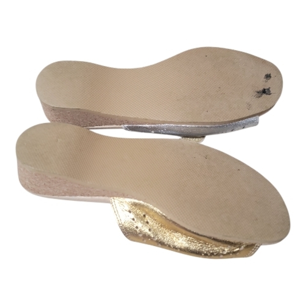 WORISHOFER, Gold and Silver Sandals, Size 40 (81/2-9) - Picture 4 of 5
